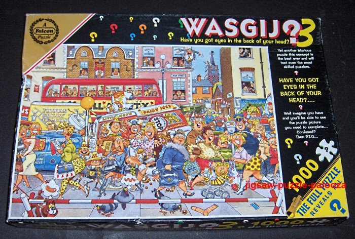 SOLD - Wasgij 1000 Piece Jigsaw Puzzle #3 - "The Full Monty Fever" - #3857 - COMPLETE