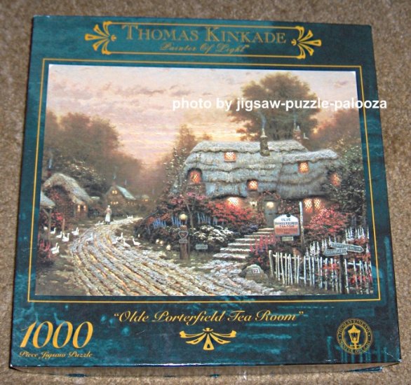 Thomas Kinkade Piece Jigsaw Puzzle Olde Porterfield Tea Room