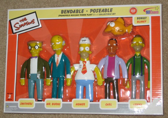 simpsons bendable figures