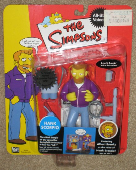 SOLD Hank Scorpio All Star Voices WOS Interactive Figure The Simpsons Playmates World of Springfield