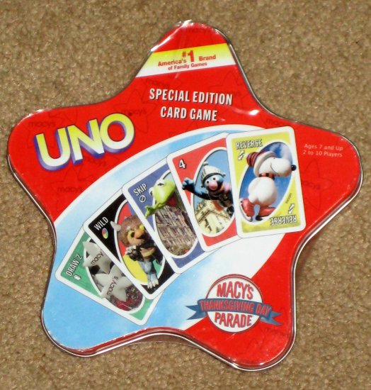 SOLD Macy's Thanksgiving Day Parade Uno Special Edition Card Game ...