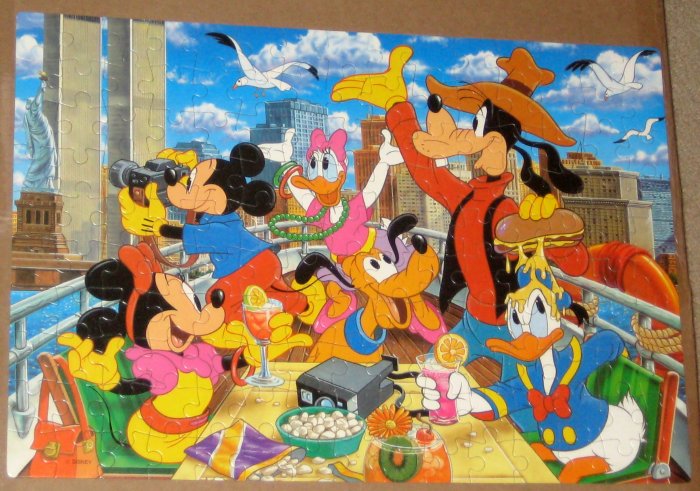 SOLD OUT Disney Mickey Minnie Mouse 150 Piece Jigsaw Puzzle Clementoni WTC World Trade Center