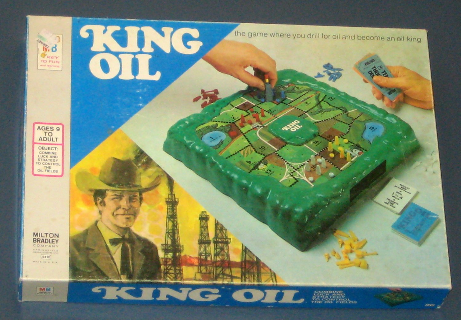 SOLD King Oil Board Game 4410 Milton Bradley Vintage 1974 MB