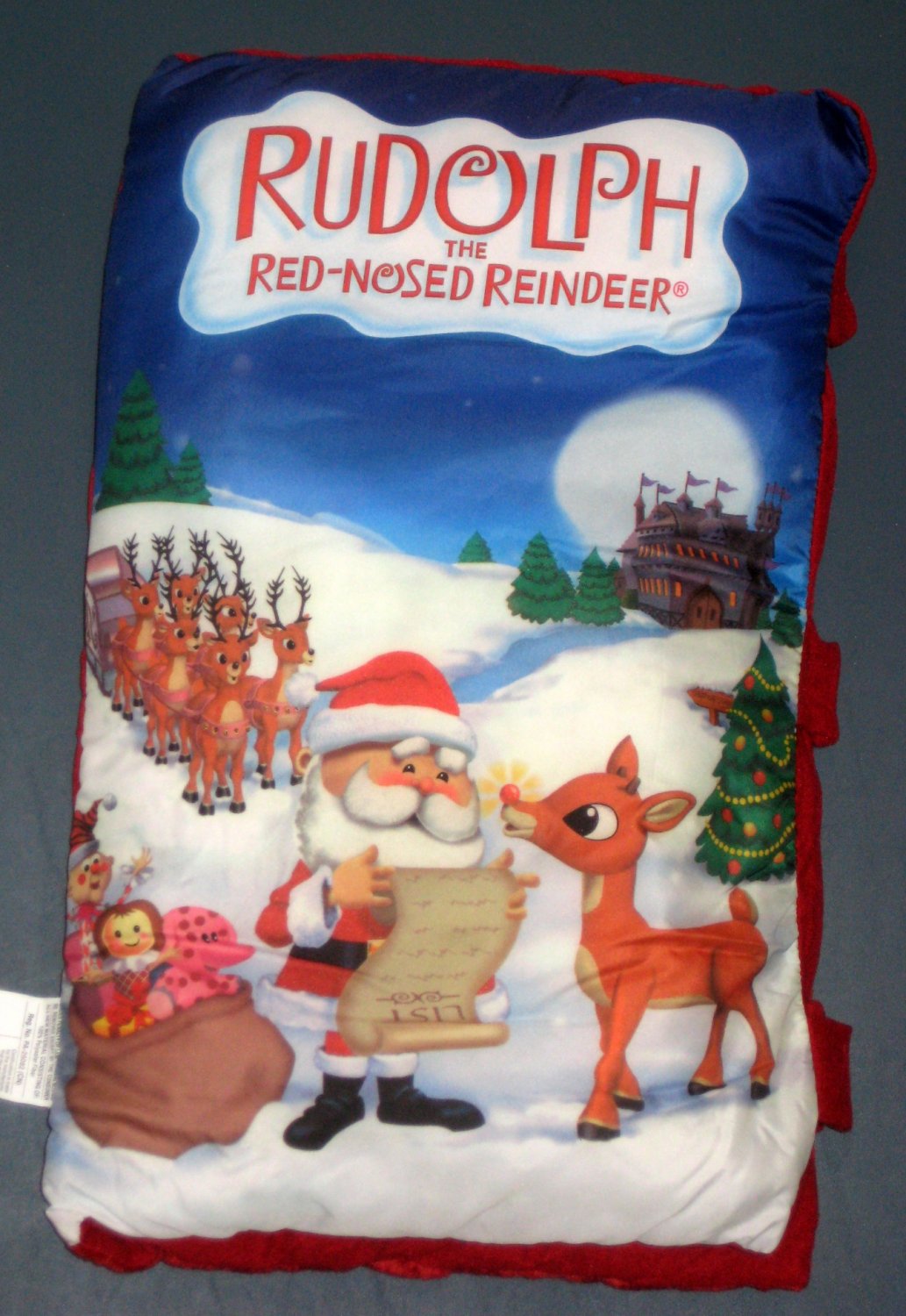 rudolph the red nosed reindeer pillow