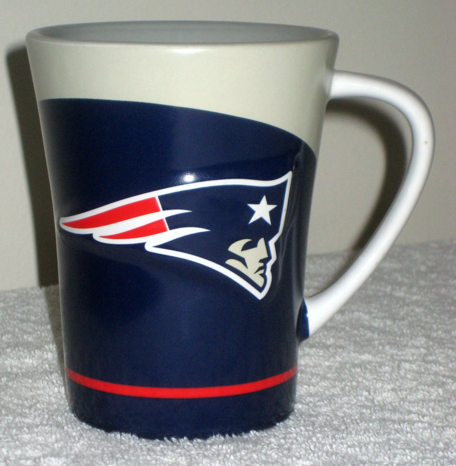 SOLD OUT New England Patriots Ceramic Coffee Mug Embossed