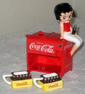 betty boop coca cola figurine