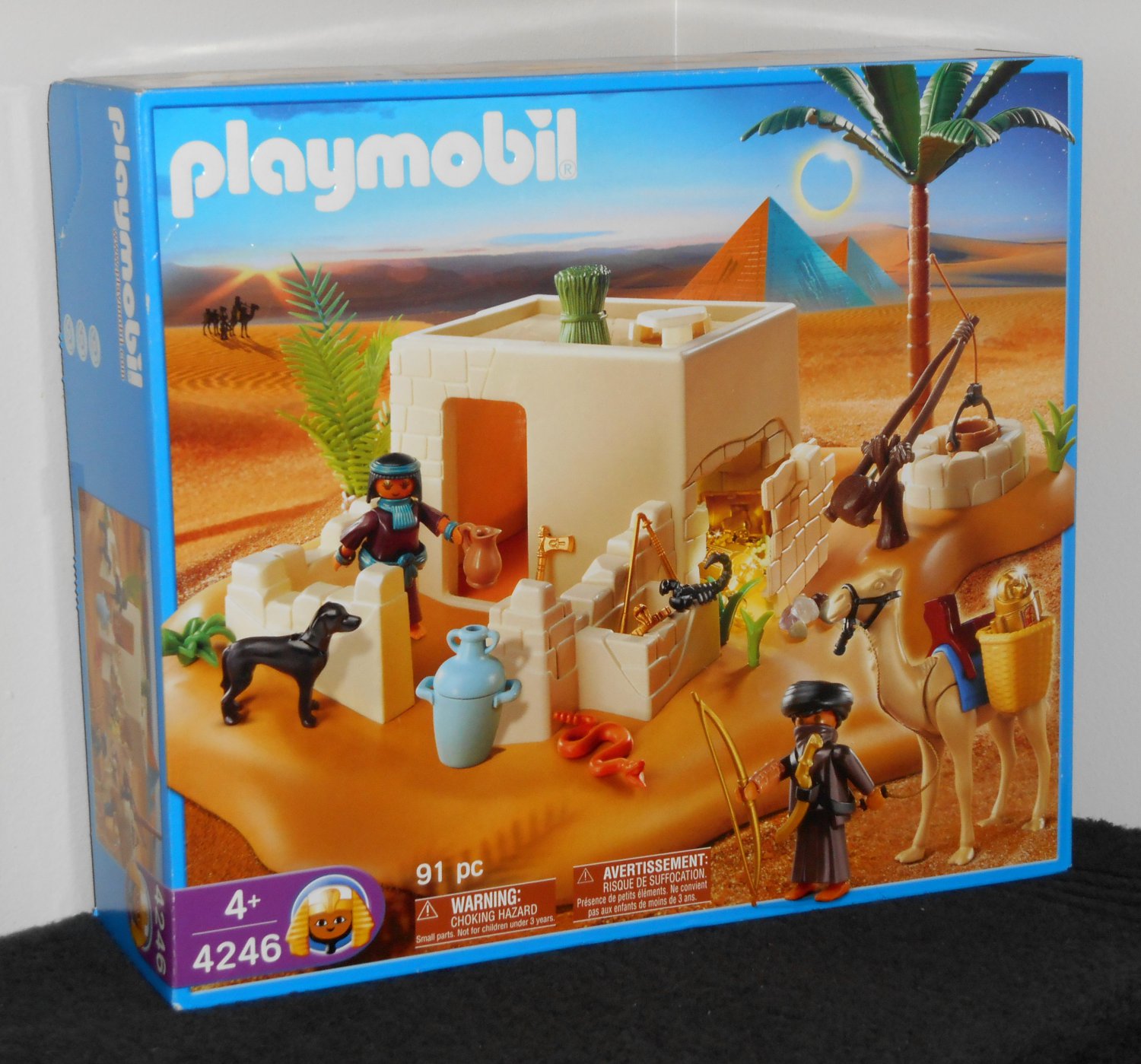 Playmobil 4246 Egyptian Tomb with Treasure 100% Complete Geobra Klicky