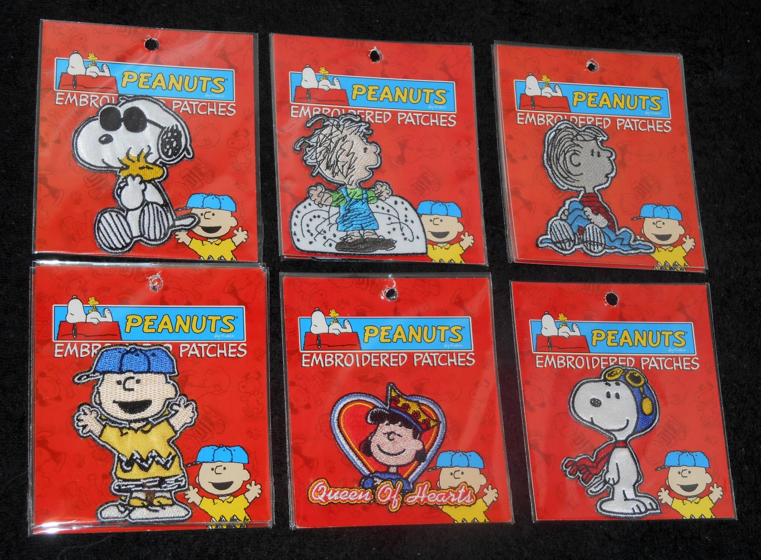 Peanuts Gang Embroidered Patch Lot Snoopy Woodstock Charlie Brown Lucy Linus Pigpen Kalan NIP