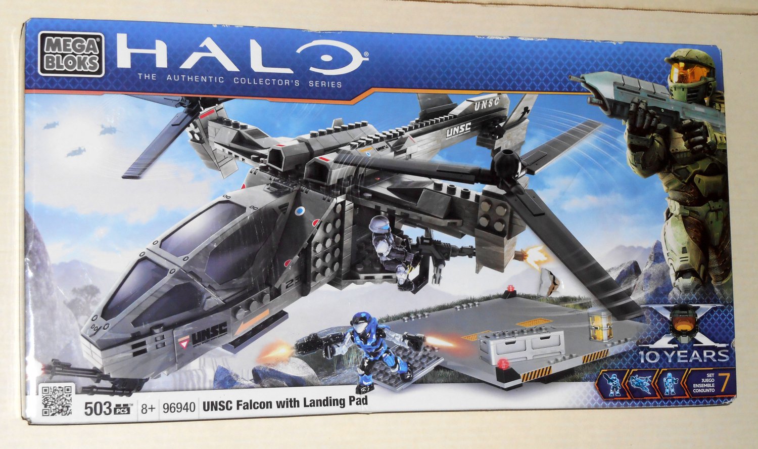 halo reach mega bloks falcon