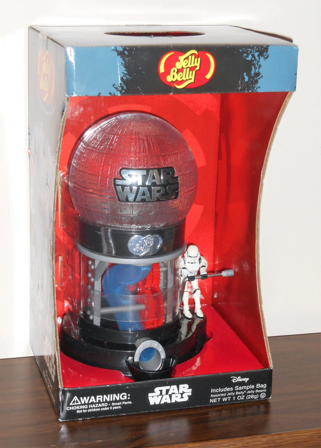 Jelly Belly Star Wars Death Star Classic Bean Machine Candy Dispenser Stormtrooper NIB Disney