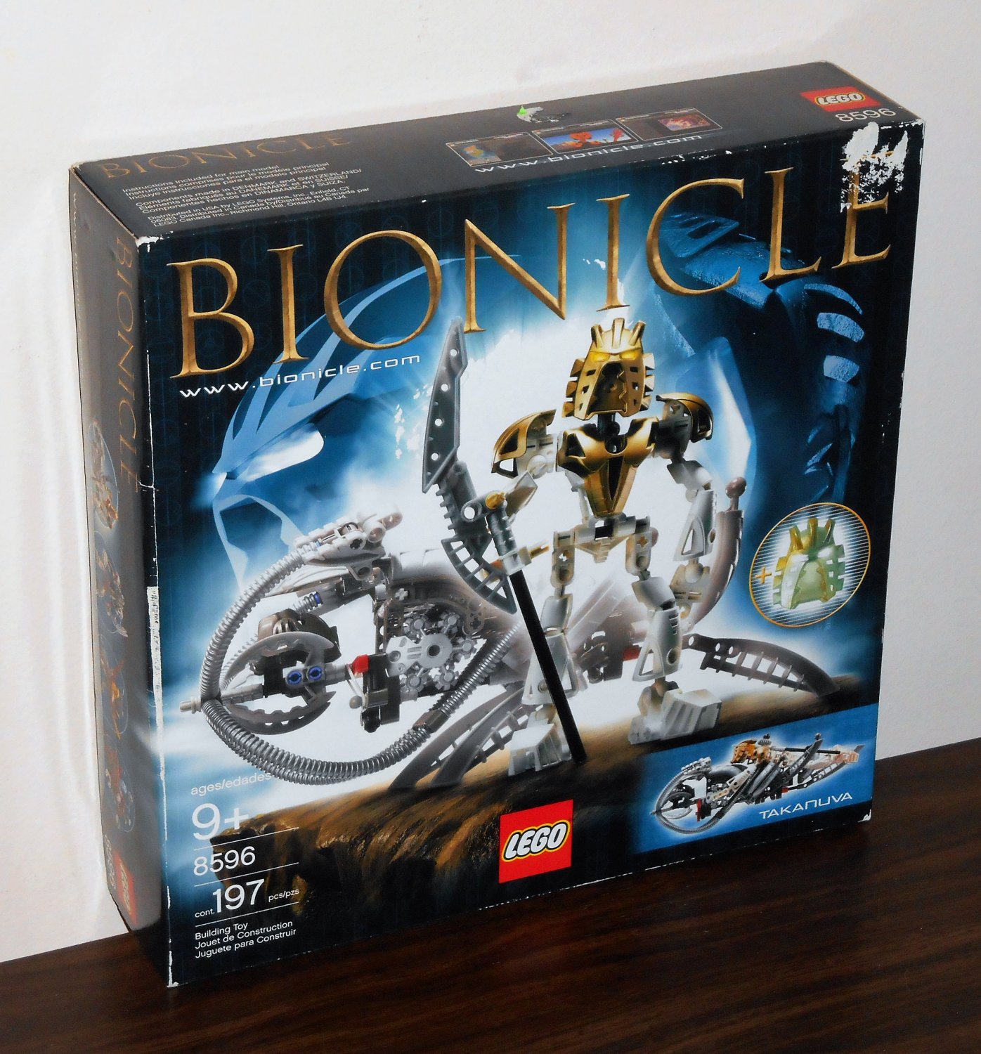 Lego Bionicle Takanuva 8596 New in Sealed Box NISB NIB 2003