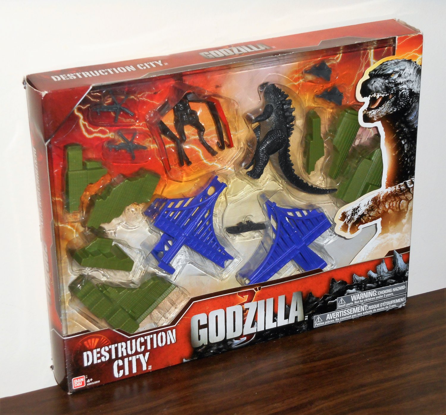 Godzilla Destruction City Playset Play Set Bandai Ban Dai 39515 39516 NIB