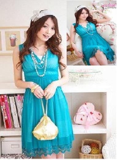 Romantic Chiffon dress w inner tube Size S/M