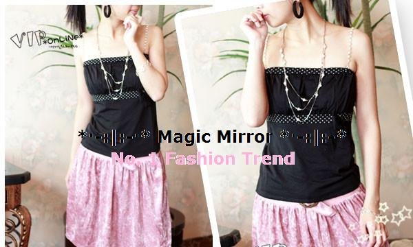 2 way sweetie pokadots top size S/M