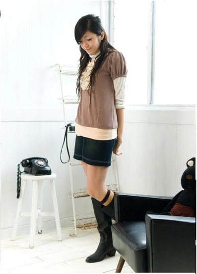A2961 Sweet Princess slim fit blouse-Plus size
