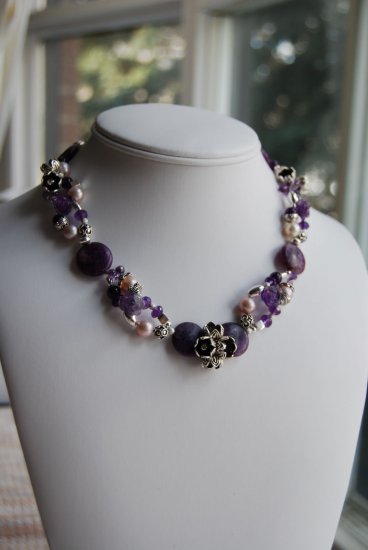 Amethyst necklace