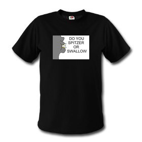 Spitzer or Swallow 2008 Scandal Tee