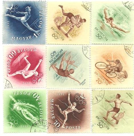 1952 Hungarian olmpics Stamps & 1953