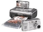 Olympus ImageLink D-555 - 5.1 Megapixel Digital Camera + Digital Printer Kit