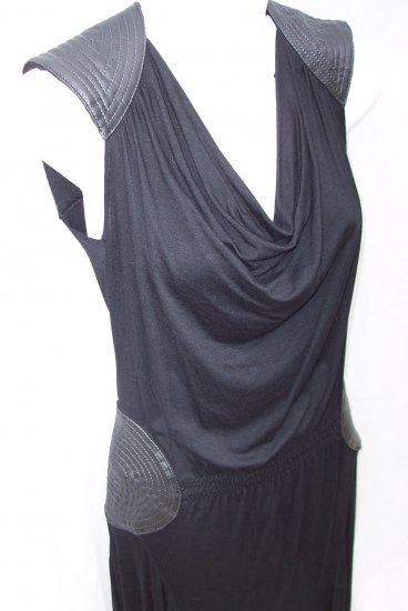 WOODLEY PARK LBD Black Retro Knit Dress Barneys M $400