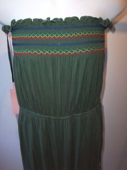 JENNY HAN Tube Top Jumper Romper Gaucho Capri Pants S