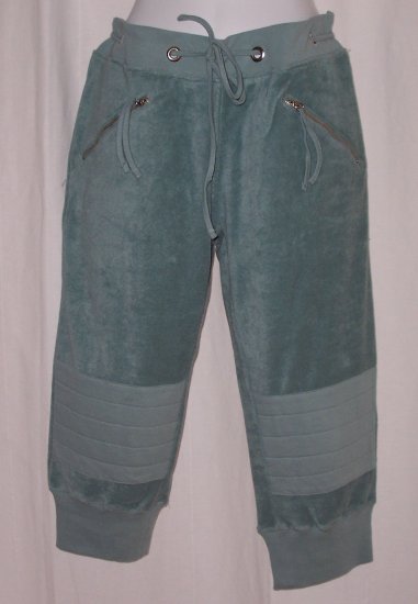 Pinko Sunday Morning Aqua Cropped Pant Terry Short L