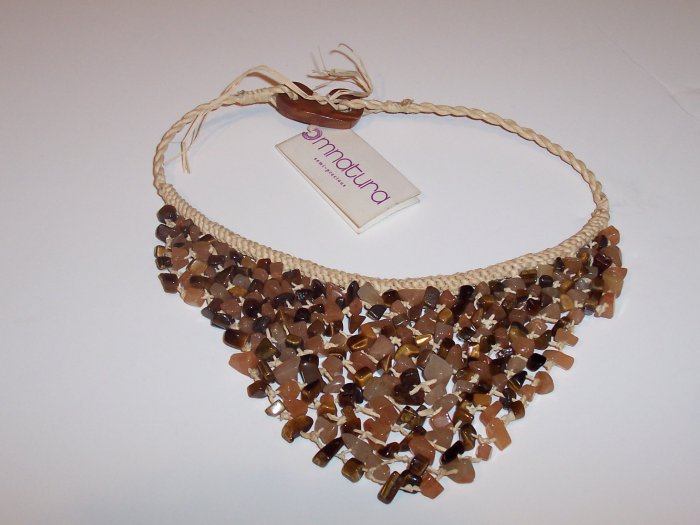 Tigers Eye Carnelian Choker Necklace Sold Anthropologie