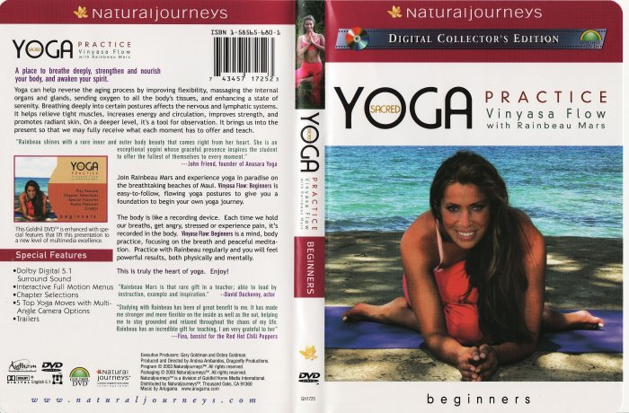 SACRED YOGA PRACTICE Vinyasa Flow Beginners DVD Mars