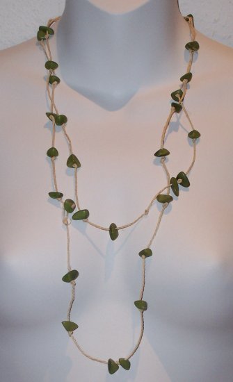 Brazilian Wood Bead Boho Hand Crafted Necklace