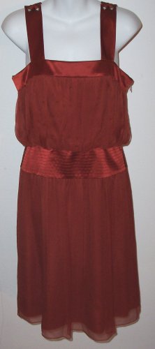 LAUNDRY Shelli Segal Silk Chiffon Grecian Flowy Dress 4
