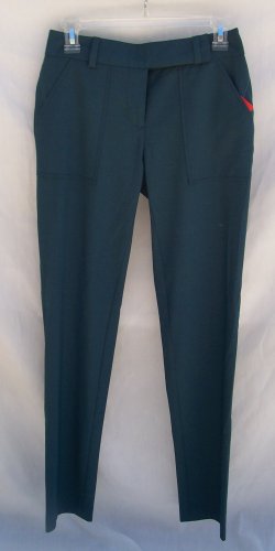 TRINA TURK Classic Teal Suit Slacks Trousers Pants
