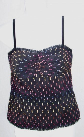 TRINA TURK Neiman Marcus Lace Bow Bustier Corset Top S