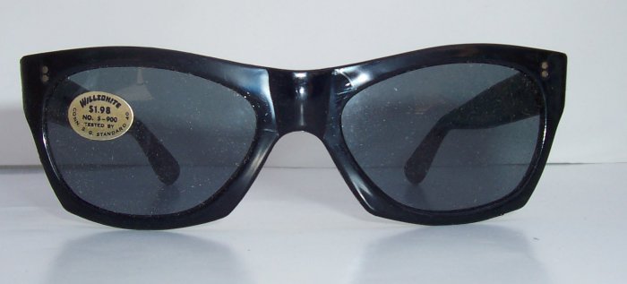 WILLSONITE Retro Vintage Plastic Wayfarer Sunglasses Rare