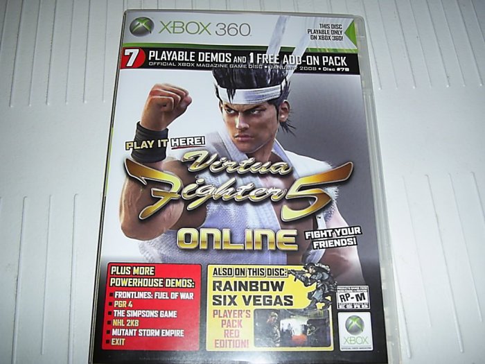 Demo Disk #79 (Xbox 360) FREE SHIPPING