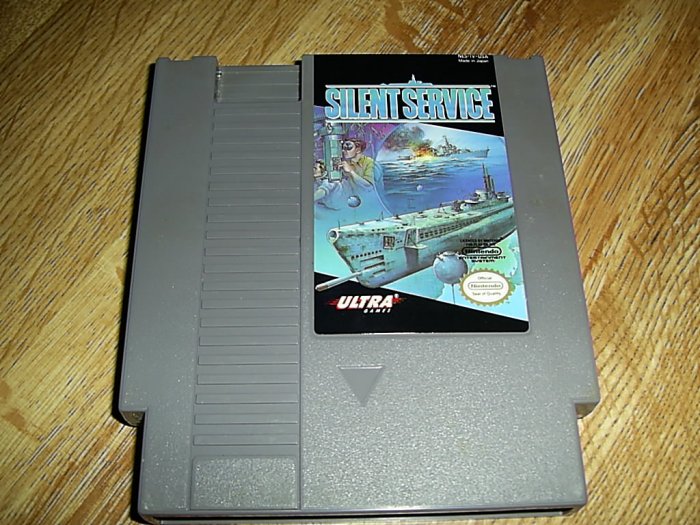 Silent Service Nintendo Game (FREE SHIPPING)