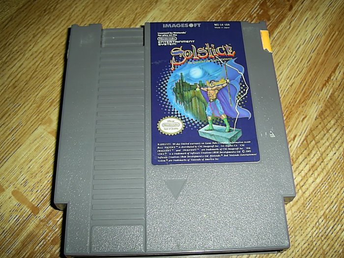 Solstice Nintendo Game (FREE SHIPPING)
