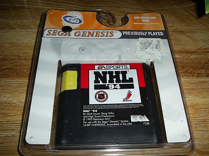 NHL Hockey (Sega Genesis) FREE SHIPPING