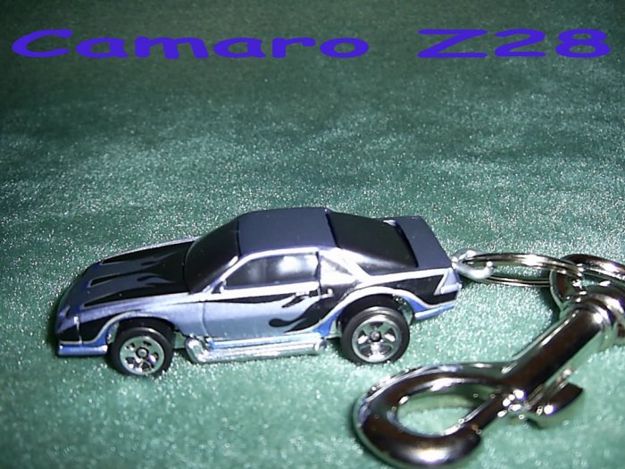 CAMARO Z28 CAR KEYCHAIN & SWIVEL CLIP (FREE SHIPPING)