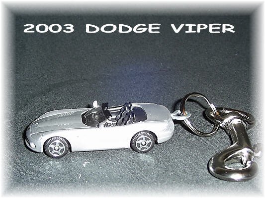 2003 Dodge Viper Keychain & Swivel Clip (FREE SHIPPING)