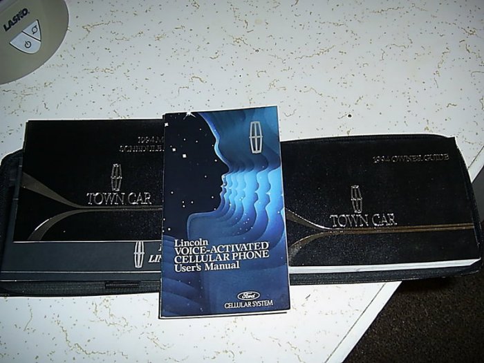 1994 Lincoln Towncar Owners Manual (FREE SHIPPING)