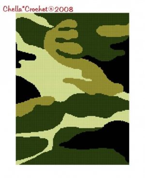 Free Camouflage Glass Jacket Crochet Pattern - Orble