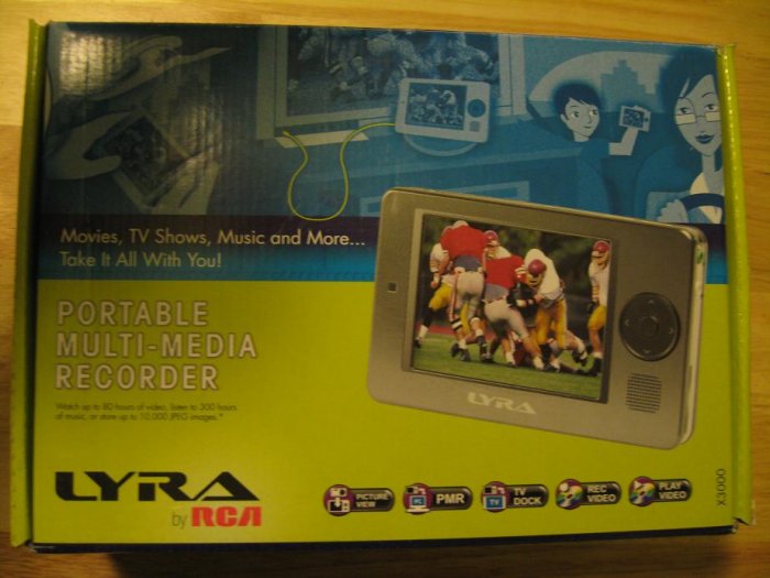 RCA Lyra X3000 20GB Digital Media Recorder/MP3 NEW in open box