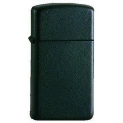 Zippo Slim Black Matte, Plain