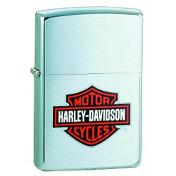 Zippo Brushed Chrome, HD Logo