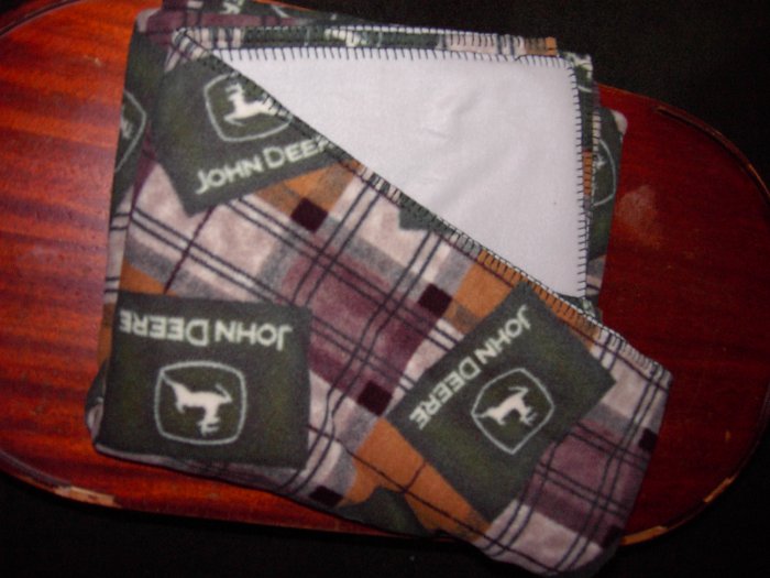 Green John Deere Throw