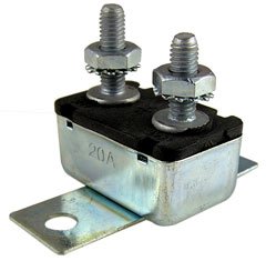 CBU20 Circuit Breaker Universal 20 amp; w/bracket
