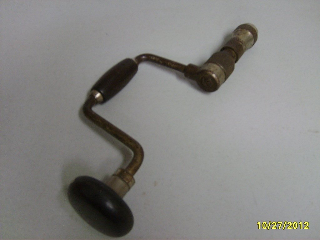 Stanley Brace 921 – 8 in - Vintage Survivor 1903 - 1906 Patented Hand Drill