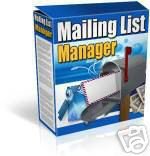 Mailing List Manager Email Script Software 4 php mysql