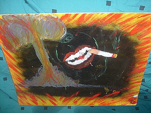 acrylic abstract