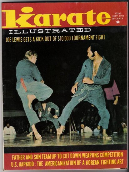 Karate Illustrated Sept. 1974 Joe Lewis Hapkido Vintage